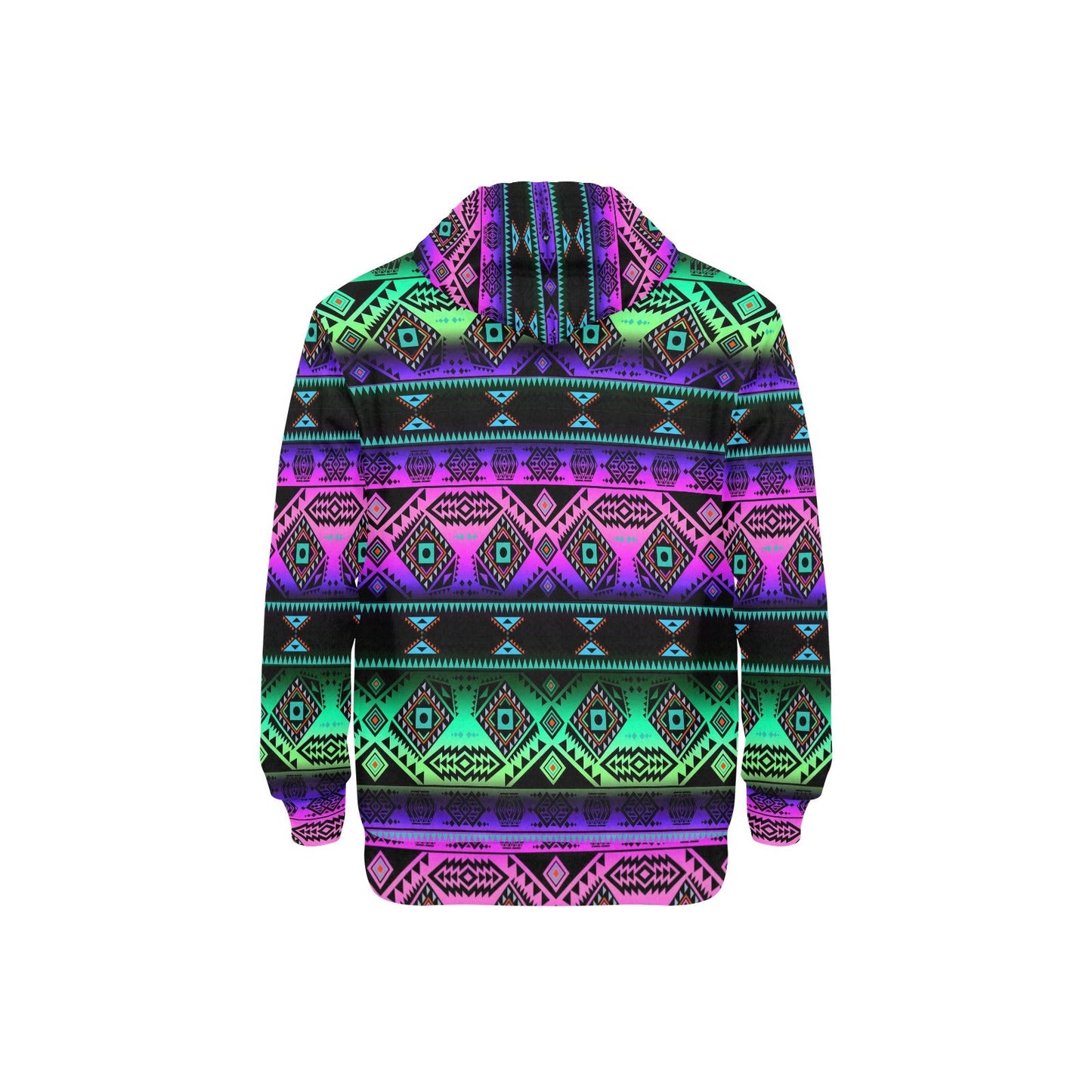 California Coast Sunrise Men's Long Sleeve Fleece Hoodie