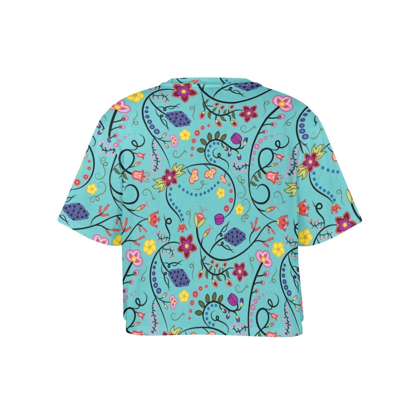 Fresh Fleur Sky Crop Top