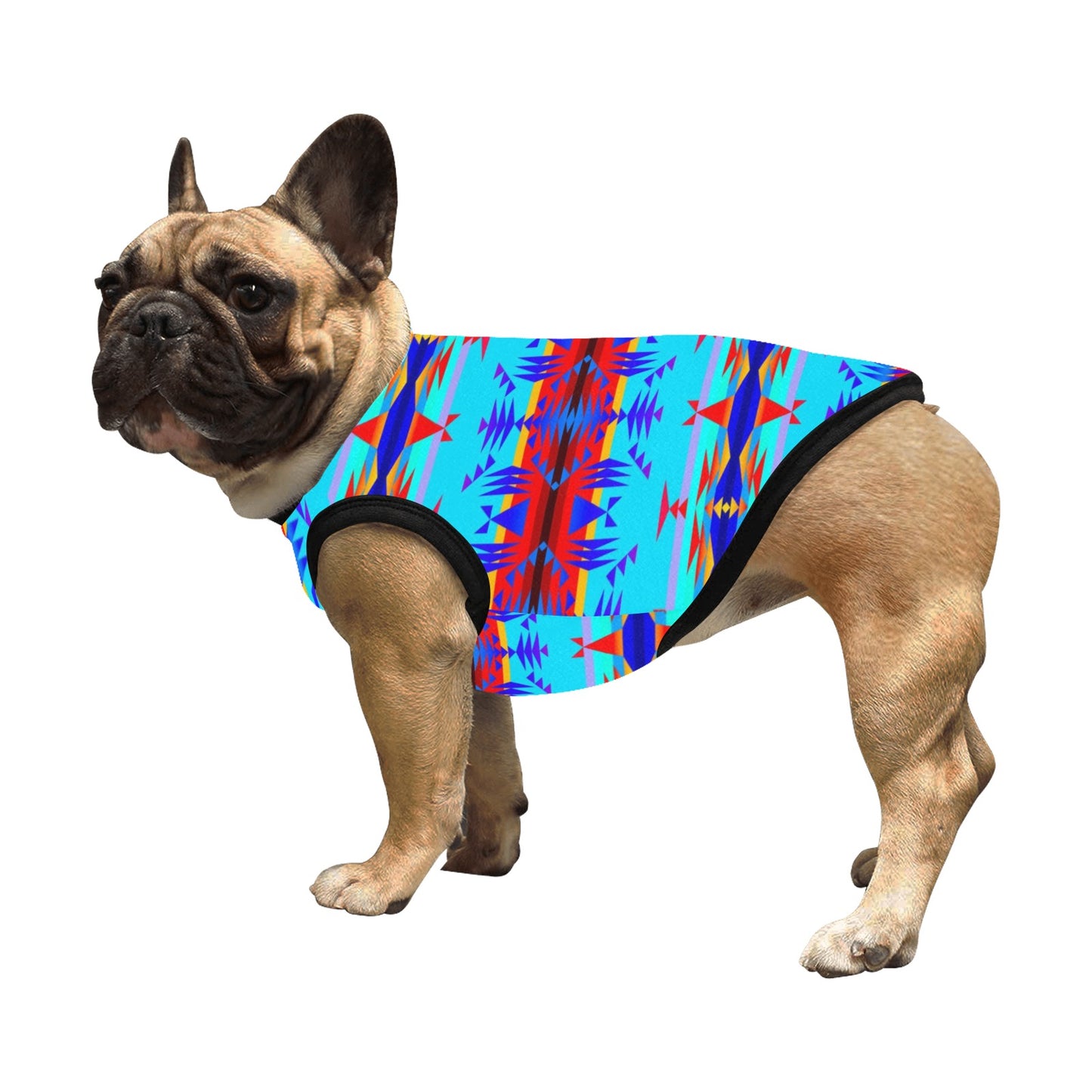 Between the Mountains Blue Pet Tank Top