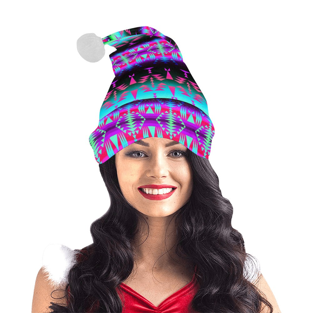 Between the Rocky Mountains Santa Hat