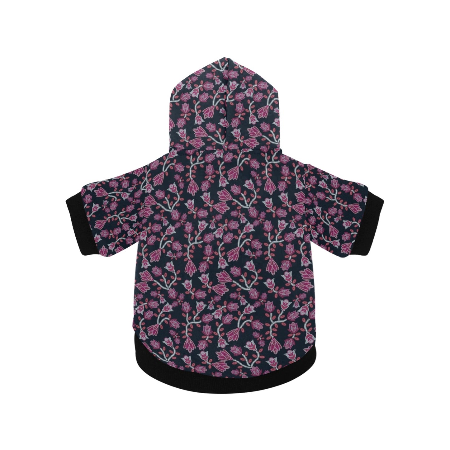 Beaded Pink Pet Dog Hoodie