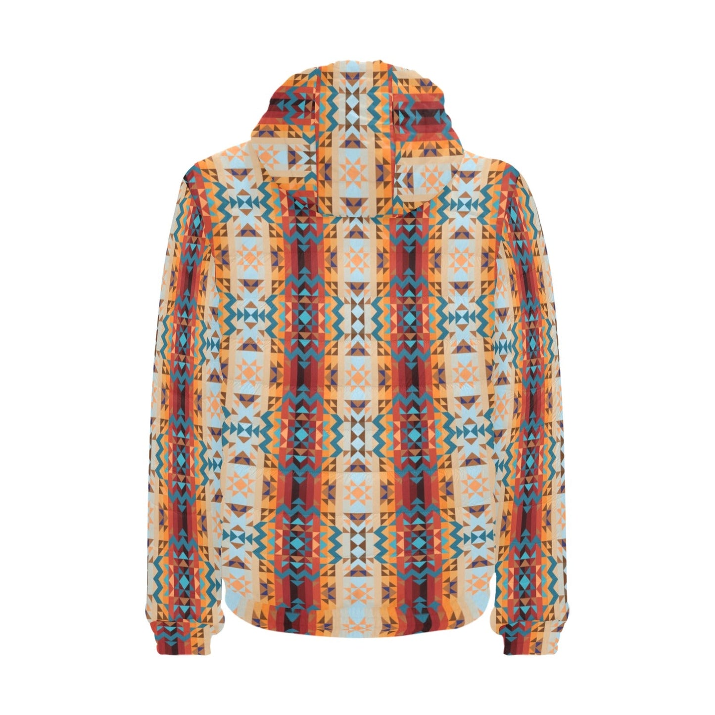 Dark Sandway Men's Padded Hooded Jacket