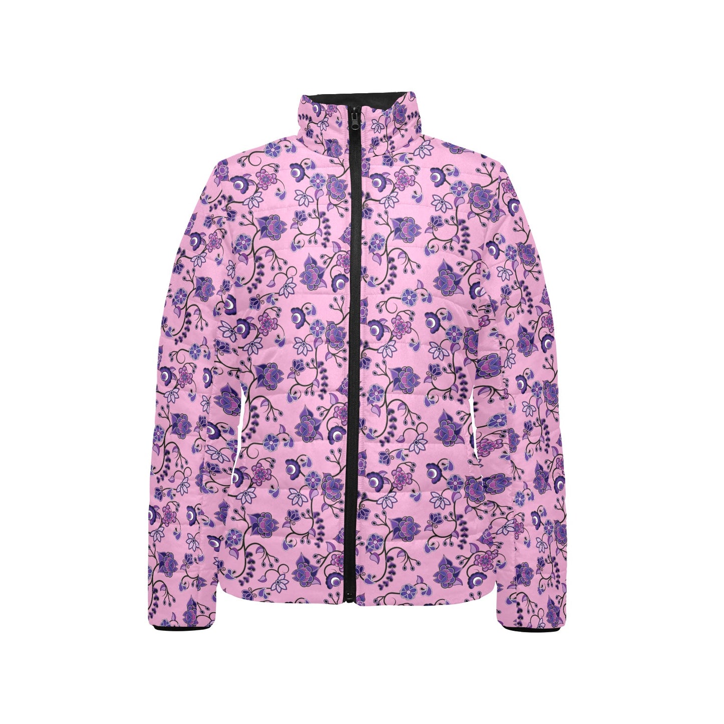 Floral Amour Stand Collar Jacket