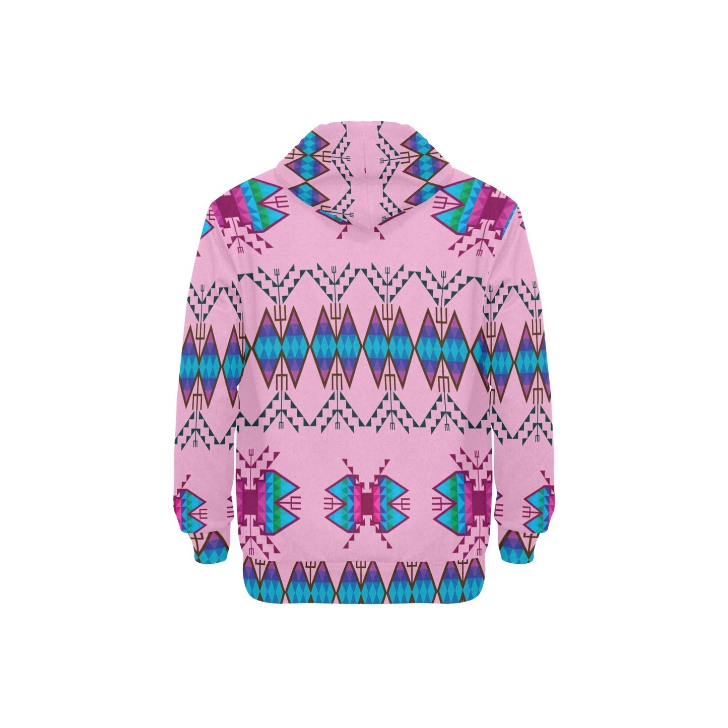 Sacred Trust Carnation Men's Long Sleeve Fleece Hoodie