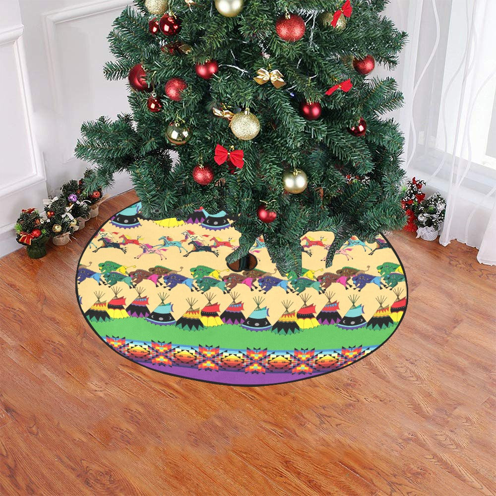 Prairie Bison Tree Skirt