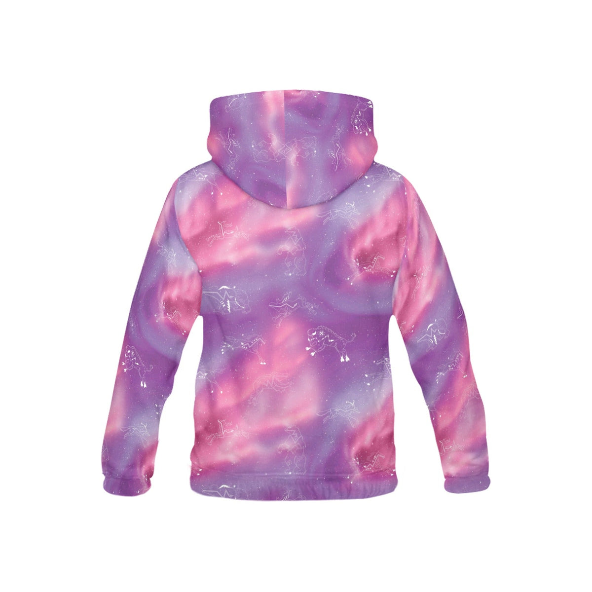 Animal Ancestors 7 Aurora Gases Pink and Purple Youth Hoodie