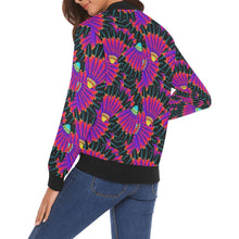Load image into Gallery viewer, Eagle Feather Remix Bomber Jacket for Women
