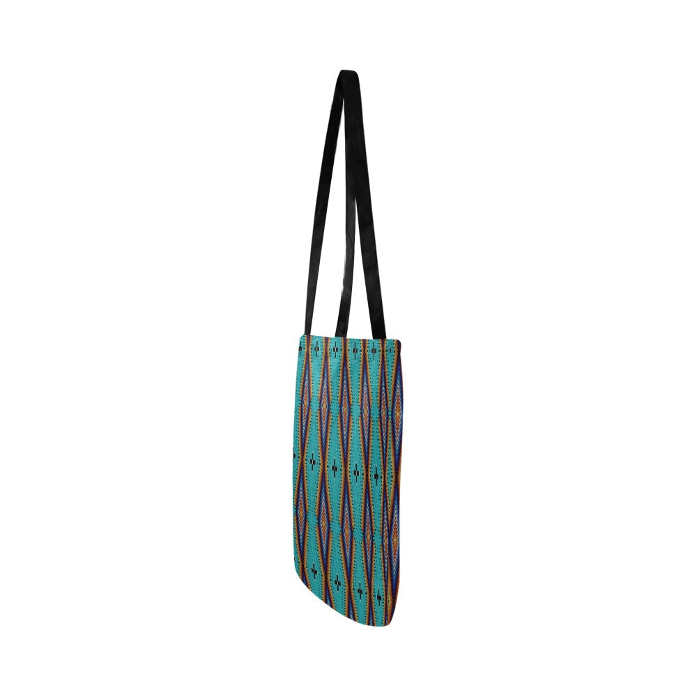 Diamond in the Bluff Turquoise Reusable Shopping Bag