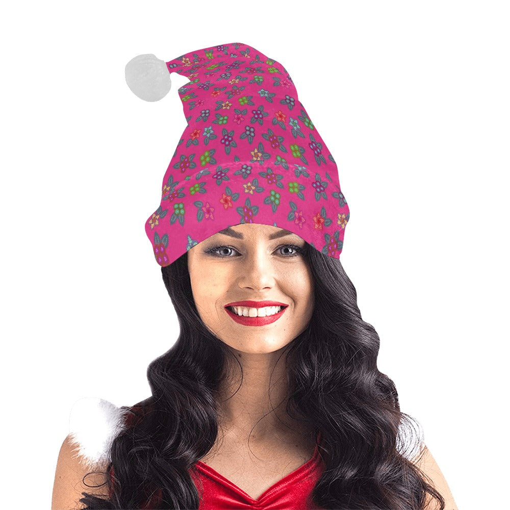 Berry Flowers Santa Hat