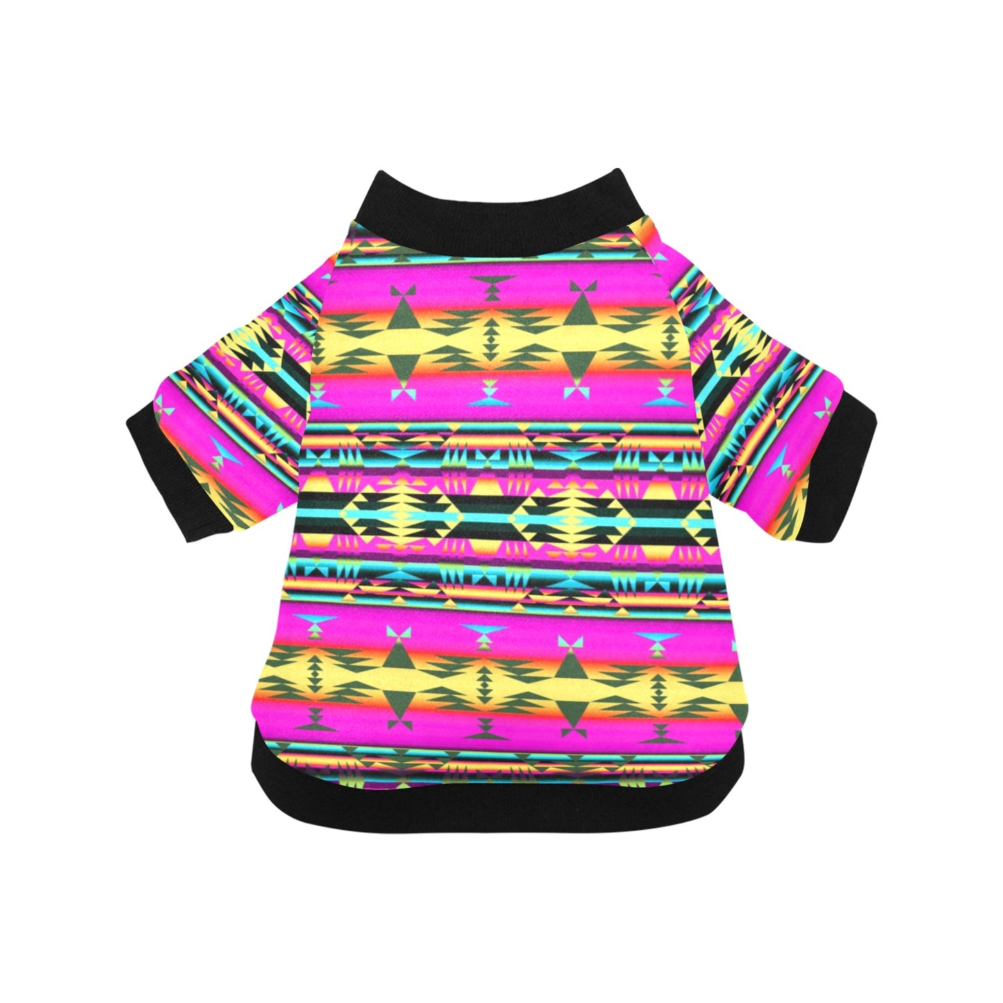 Between the Sunset Mountains Pet Dog Round Neck Shirt
