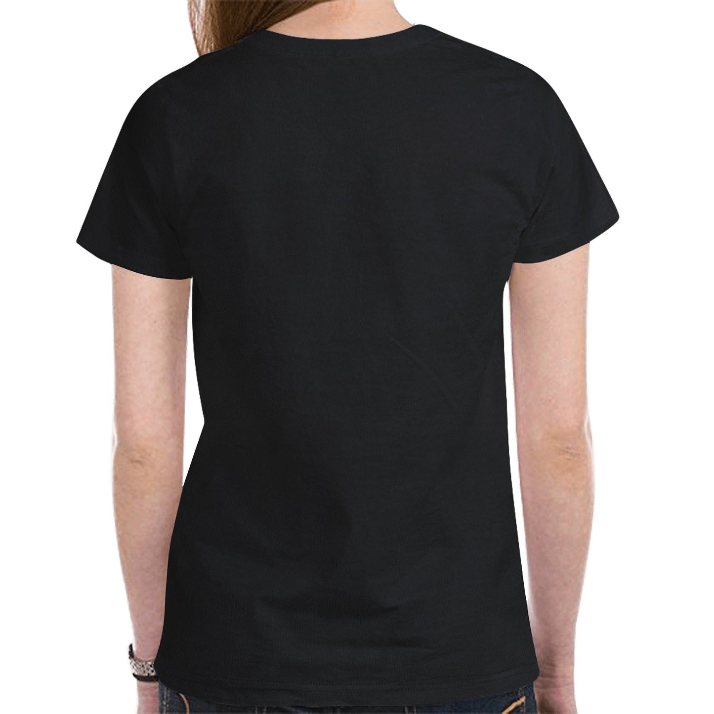 Floral Beaver Spirit Guide Black Tee