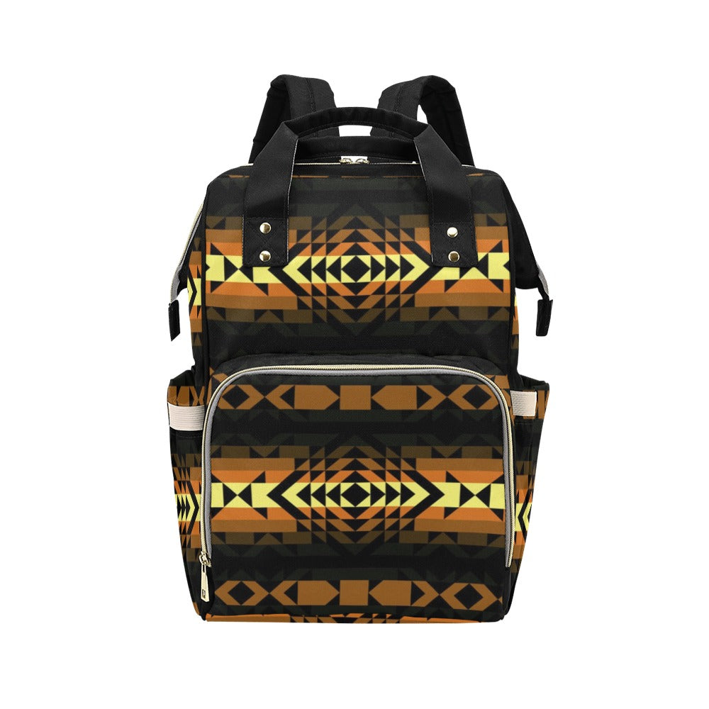 Black Rose Spring Canyon Tan Diaper Bag by 49 Dzine