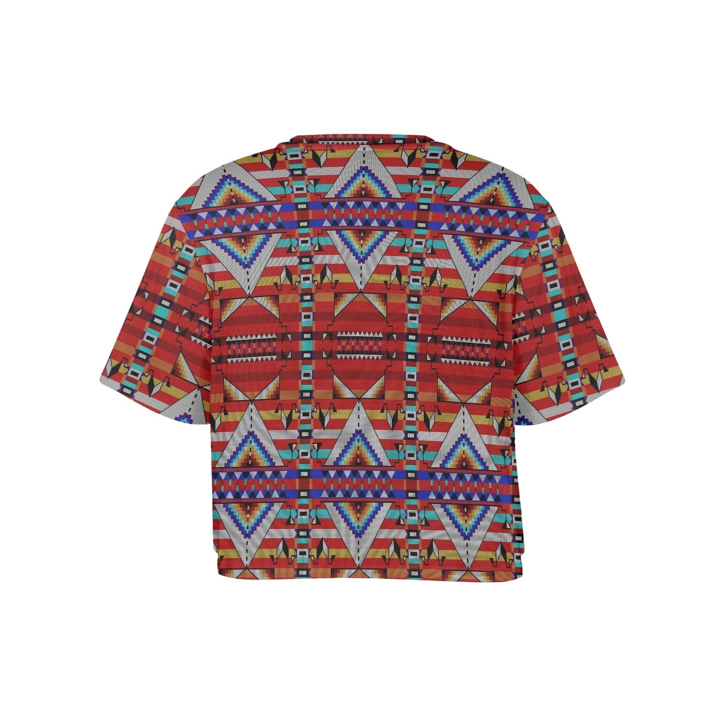 Medicine Blessing Red Crop Top