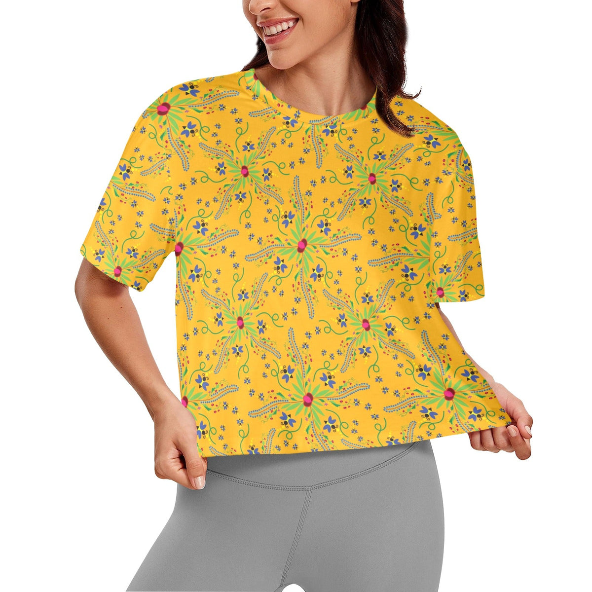 Willow Bee Sunshine Crop Top by 49 Dzine