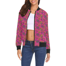 Load image into Gallery viewer, Rainbow Tomorrow Tulip Bomber Jacket for Women

