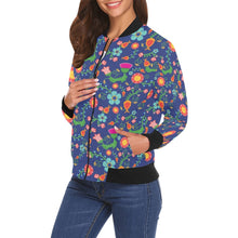 Load image into Gallery viewer, Bee Spring Twilight Bomber Jacket for Women
