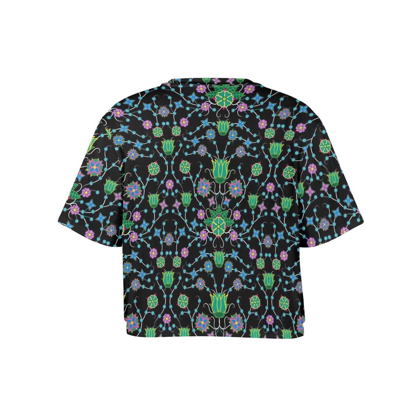 Floral Damask Garden Crop Top