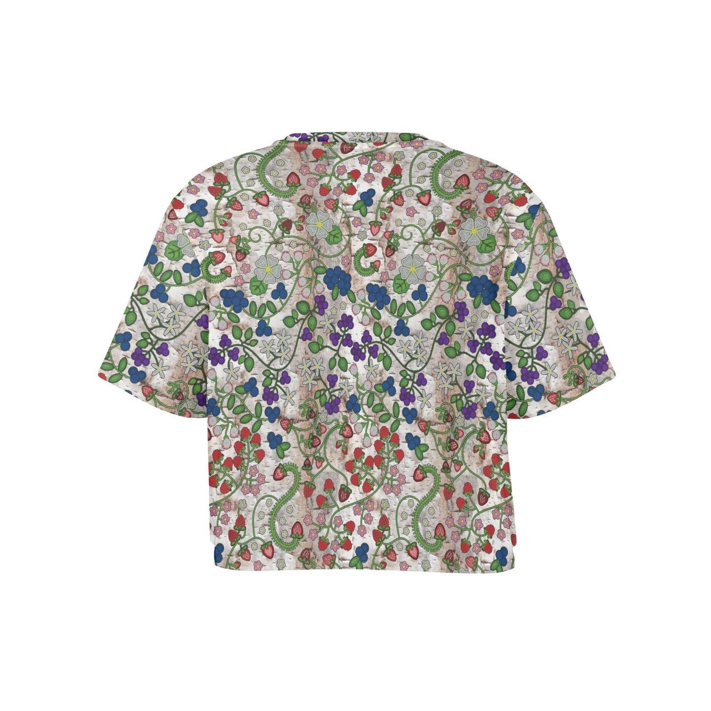 Grandmother Stories Br Bark Crop Top