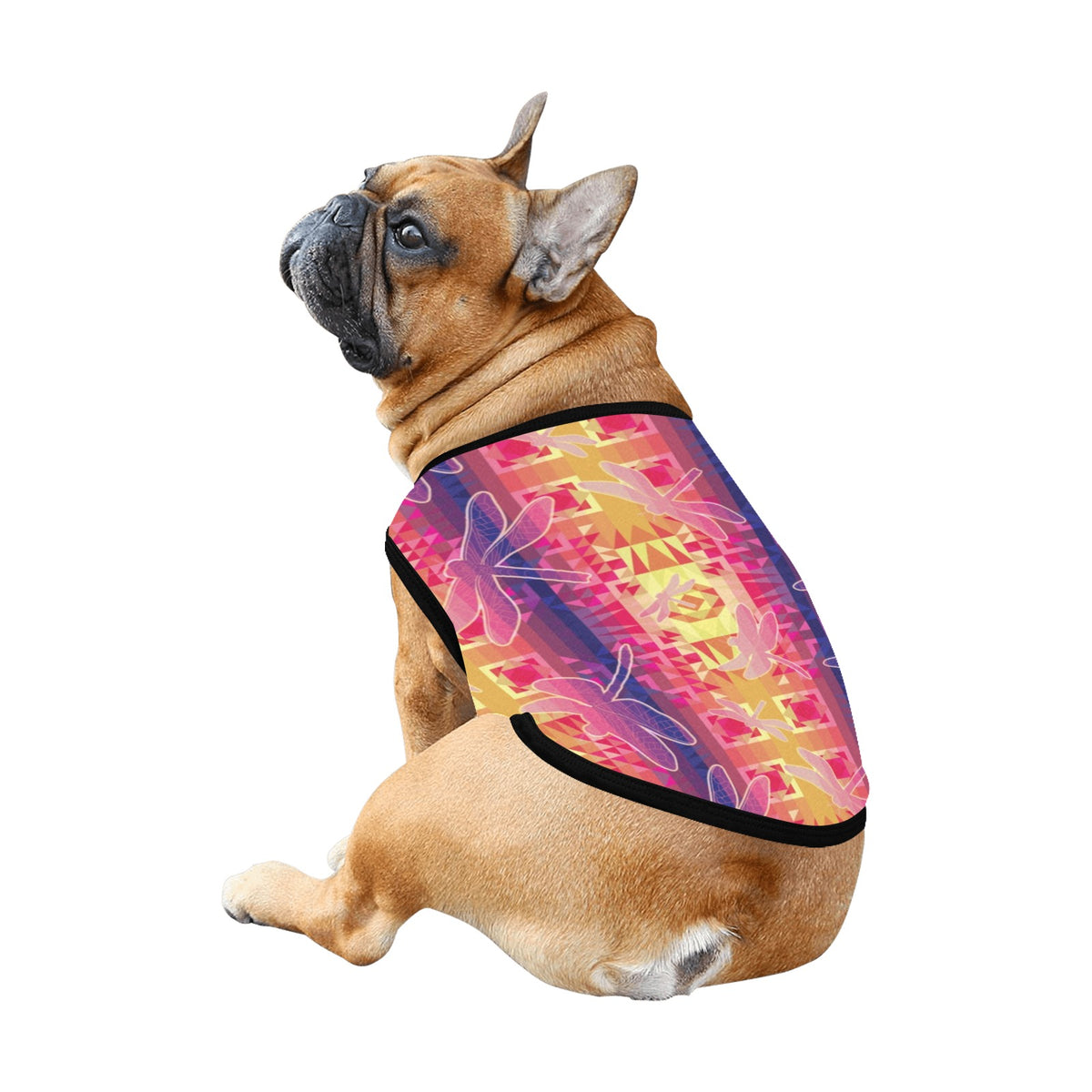 Kaleidoscope Dragonfly Pet Tank Top – Pet Apparel by 49 Dzine