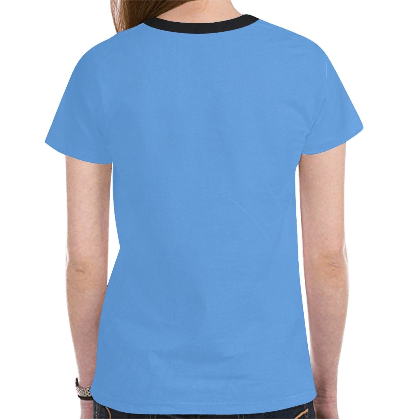 Wolf Spirit Guide Blue Tee