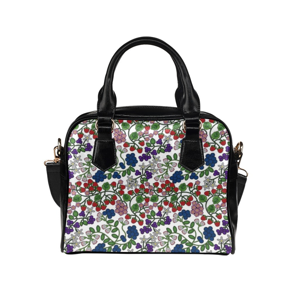 Takwakin Harvest White Shoulder Handbag by 49 Dzine