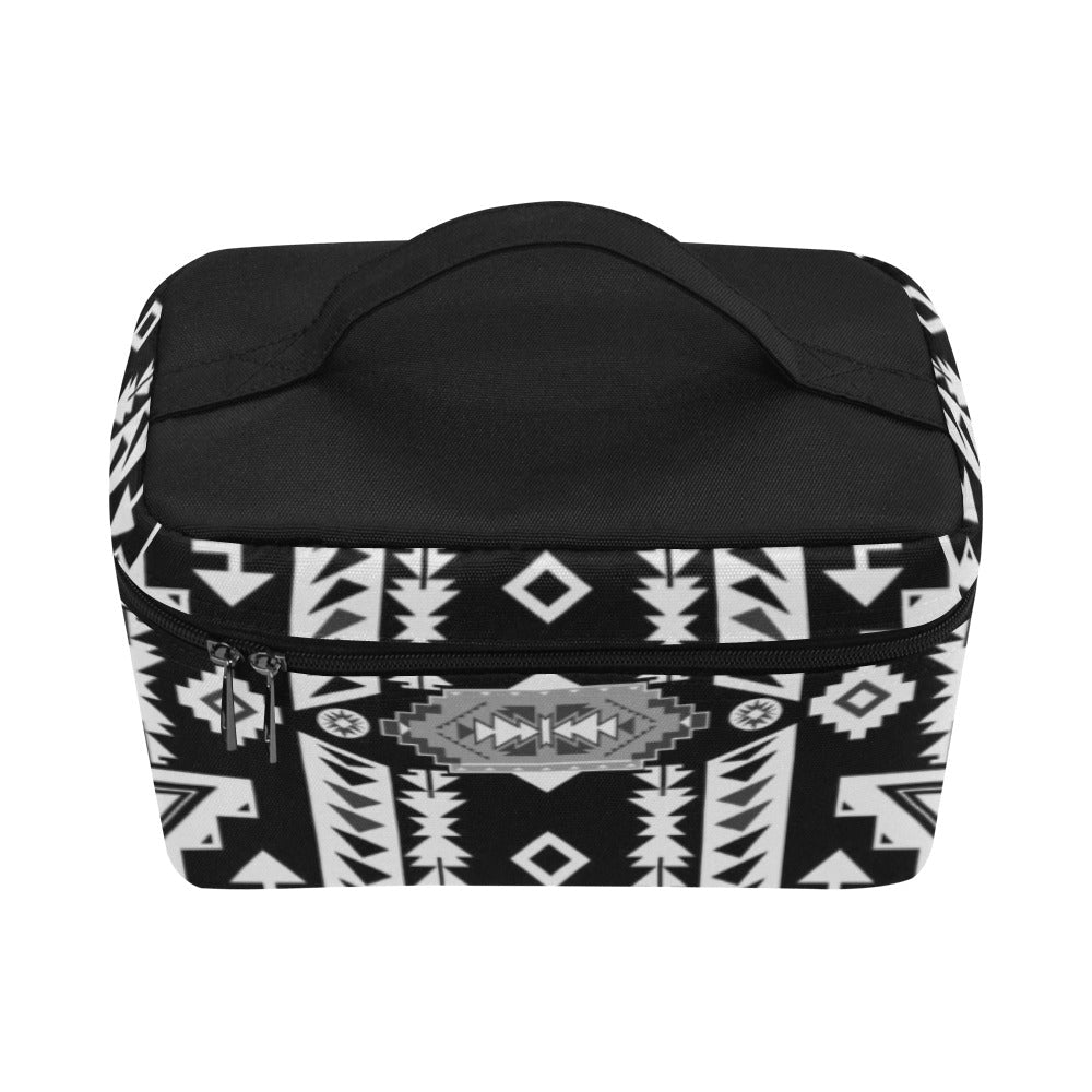 Chiefs Mountain Black and White Cosmetic Bag