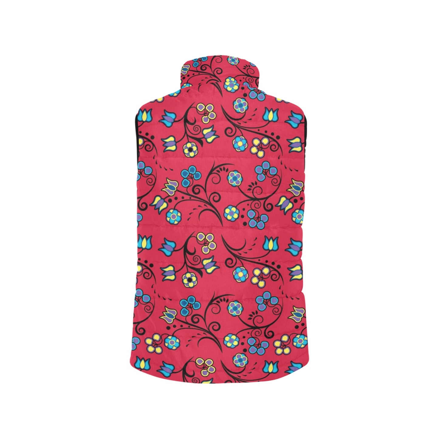 Blue Trio Cardinal Women's Padded Vest Jacket