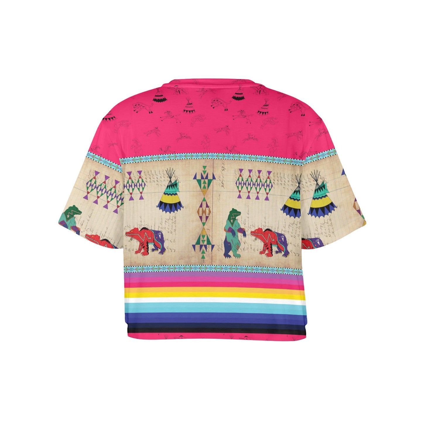 Bear Ledger Berry Crop Top