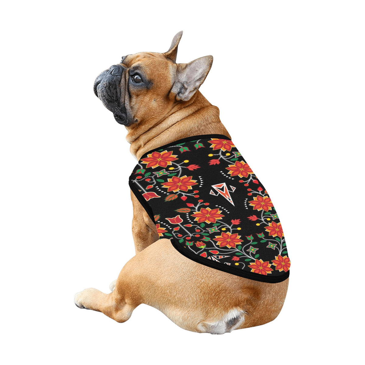 Floral Beadwork Six Bands Pet Tank Top – Pet Apparel by 49 Dzine