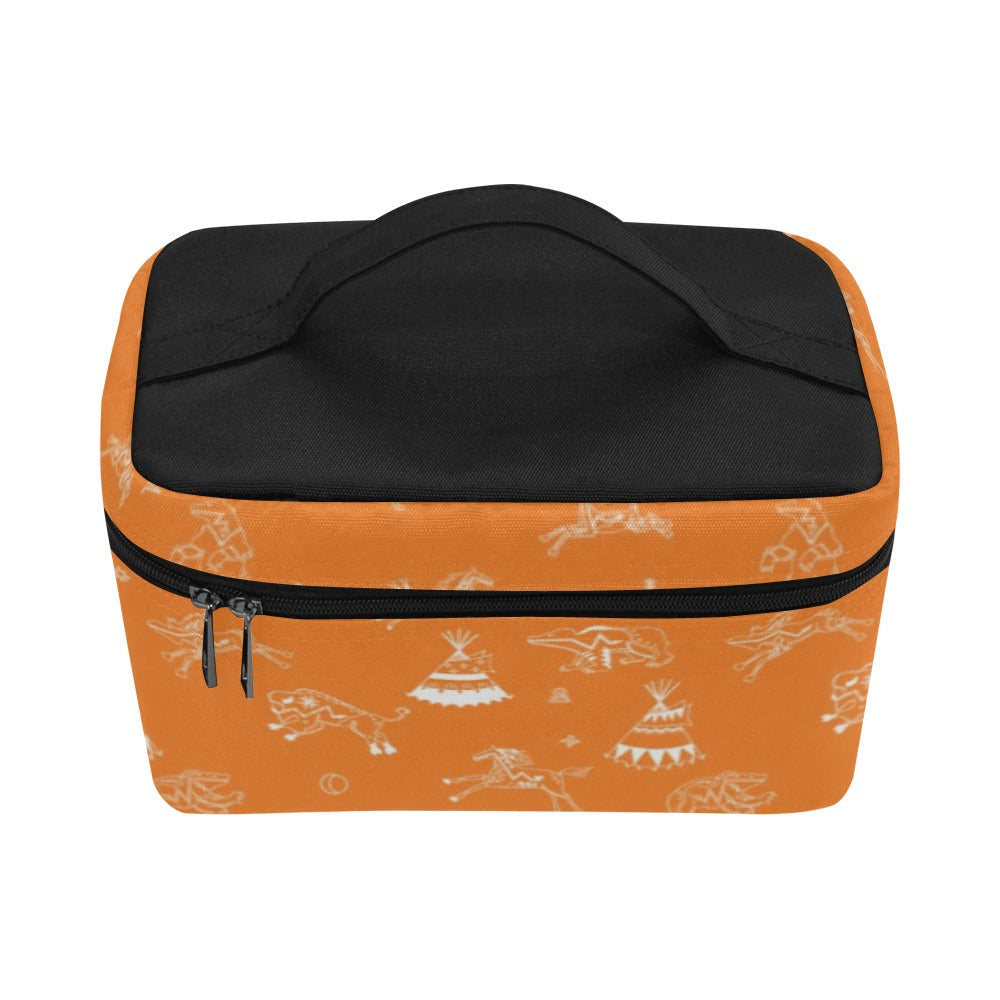Ledger Dables Orange Cosmetic Bag