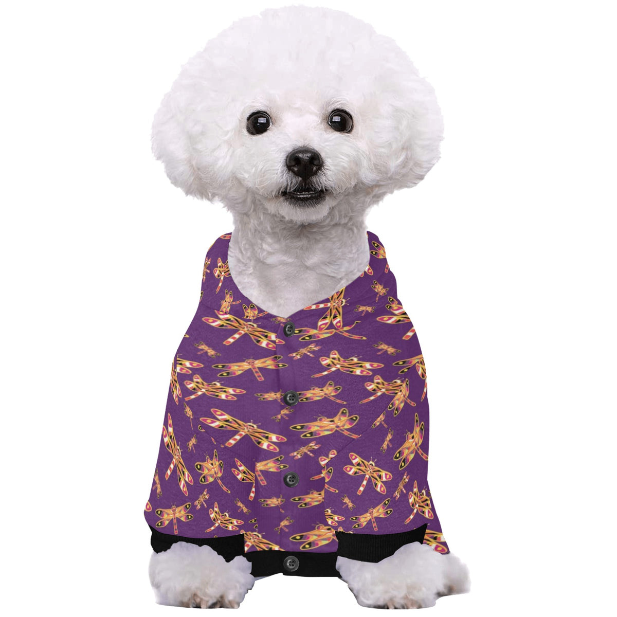 Gathering Yellow Purple Pet Hoodie – Pet Apparel by 49 Dzine