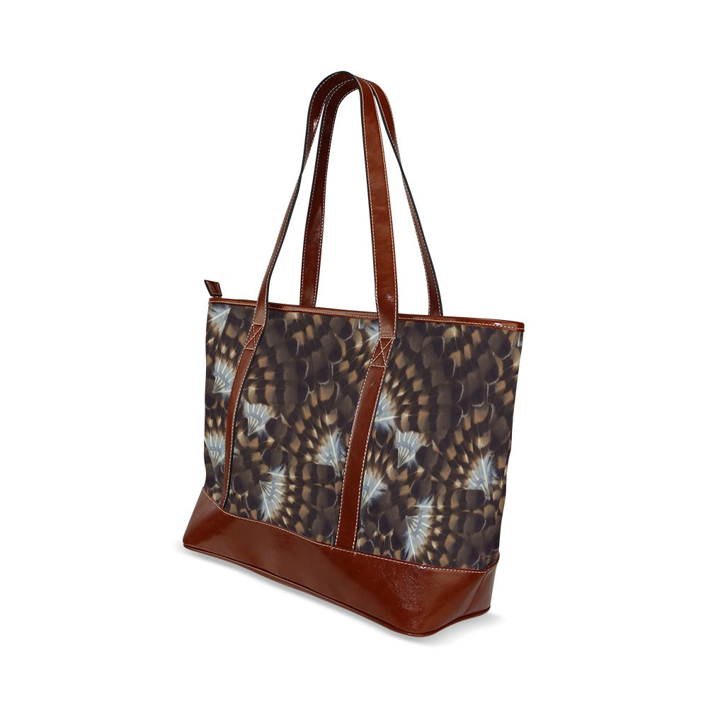 Hawk Feathers Tote Handbag