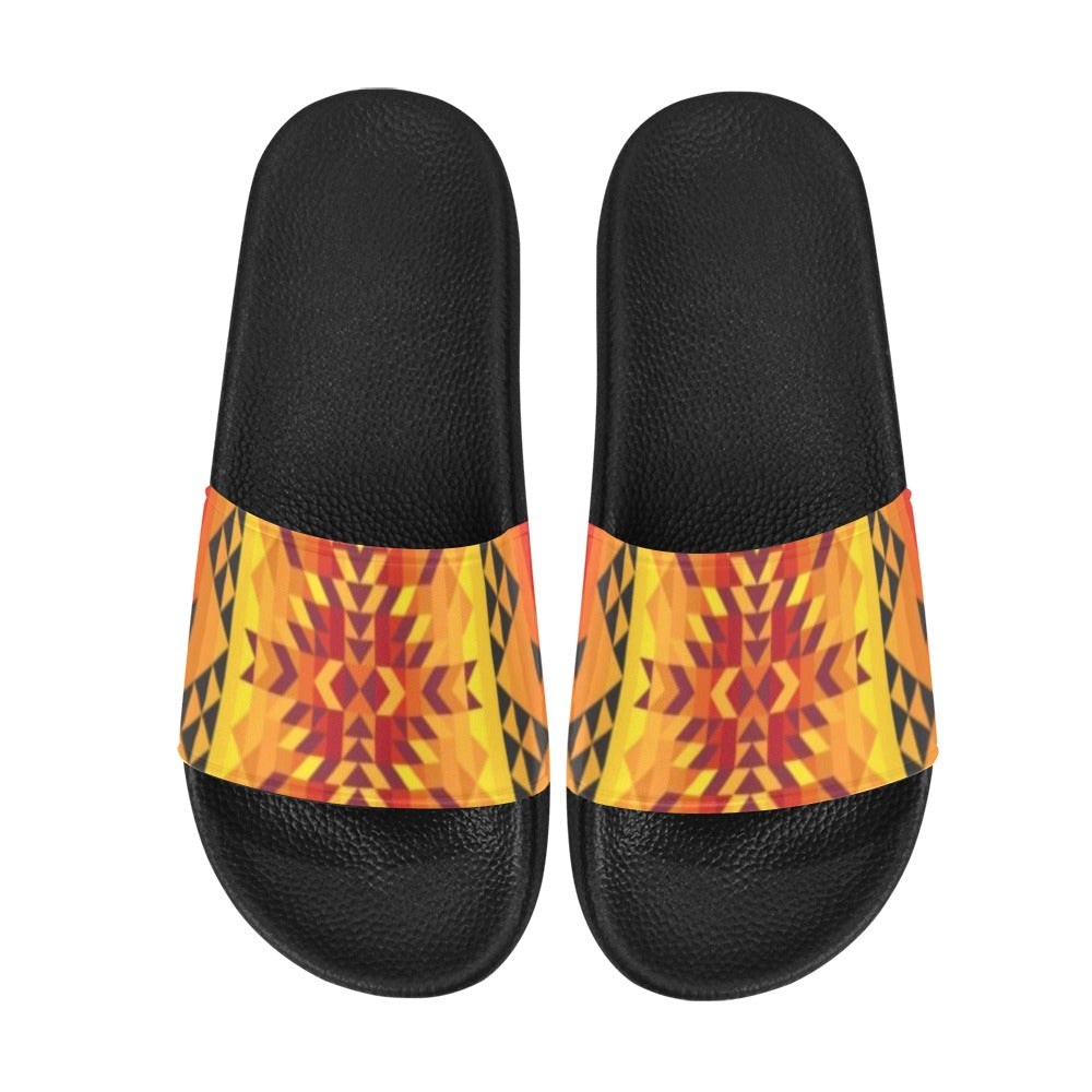 Desert Geo Slide Sandals