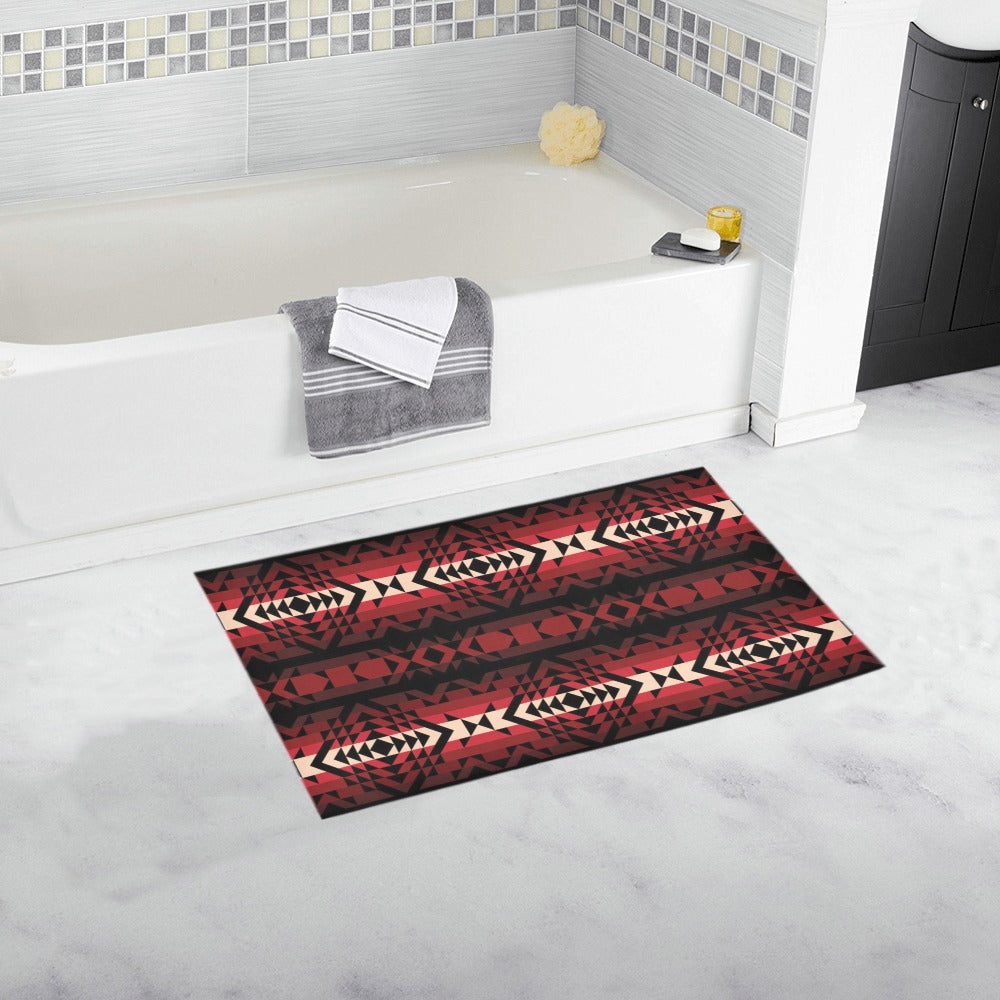Black Rose Bath Rug 16''x 28''