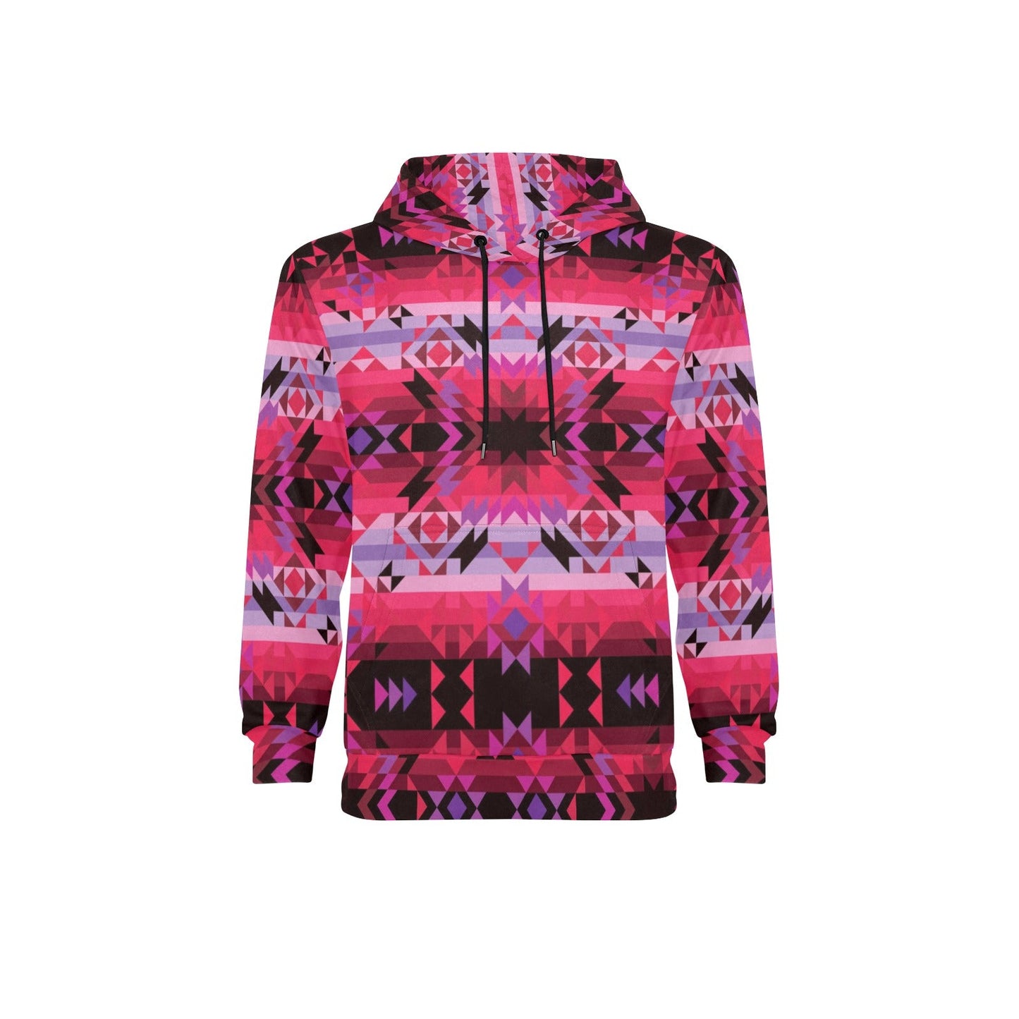 Geometric Star Fleece Hoodie