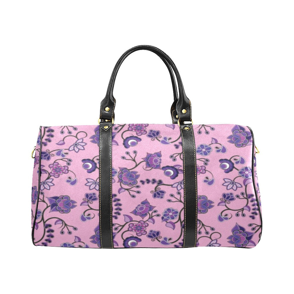 Purple Floral Amour Small Travel Bag by 49 Dzine