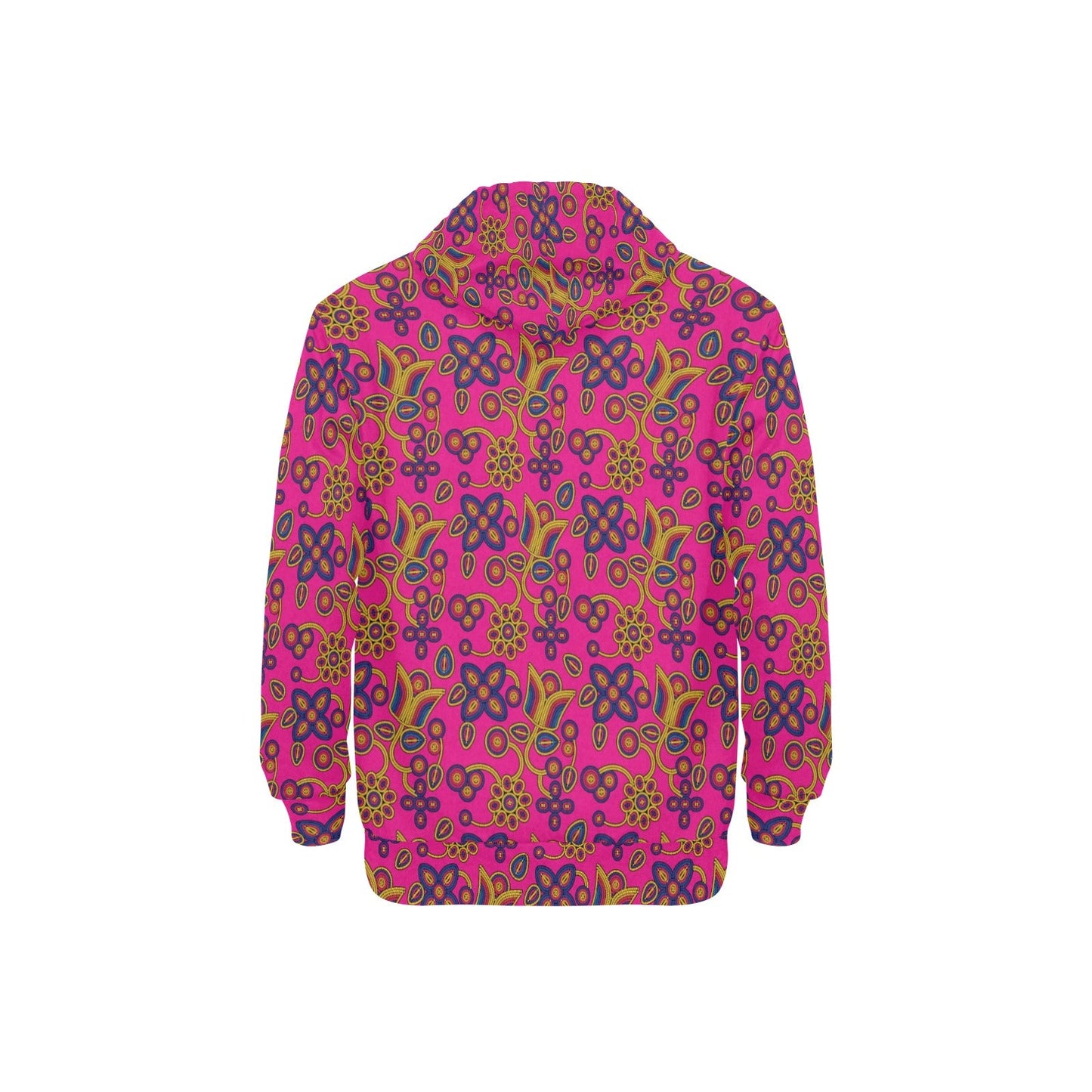 Rainbow Tomorrow Tulip Men's Long Sleeve Fleece Hoodie