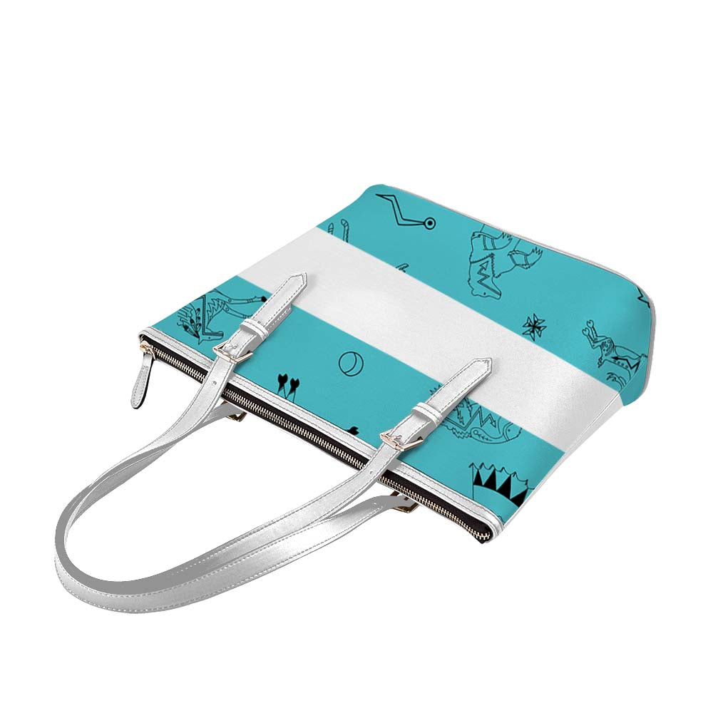 Ledger Dabbles Turquoise Tote