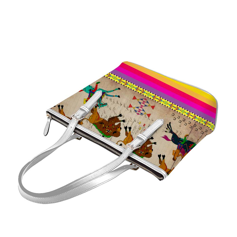 Ledger Hunt White Tote