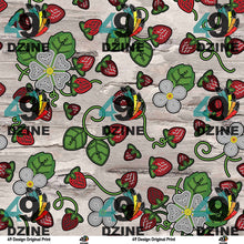 Load image into Gallery viewer, Strawberry Dreams Bright Birch Fabric
