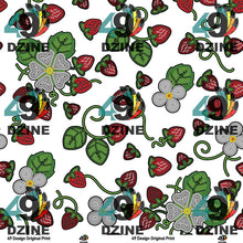 Load image into Gallery viewer, Strawberry Dreams White Fabric
