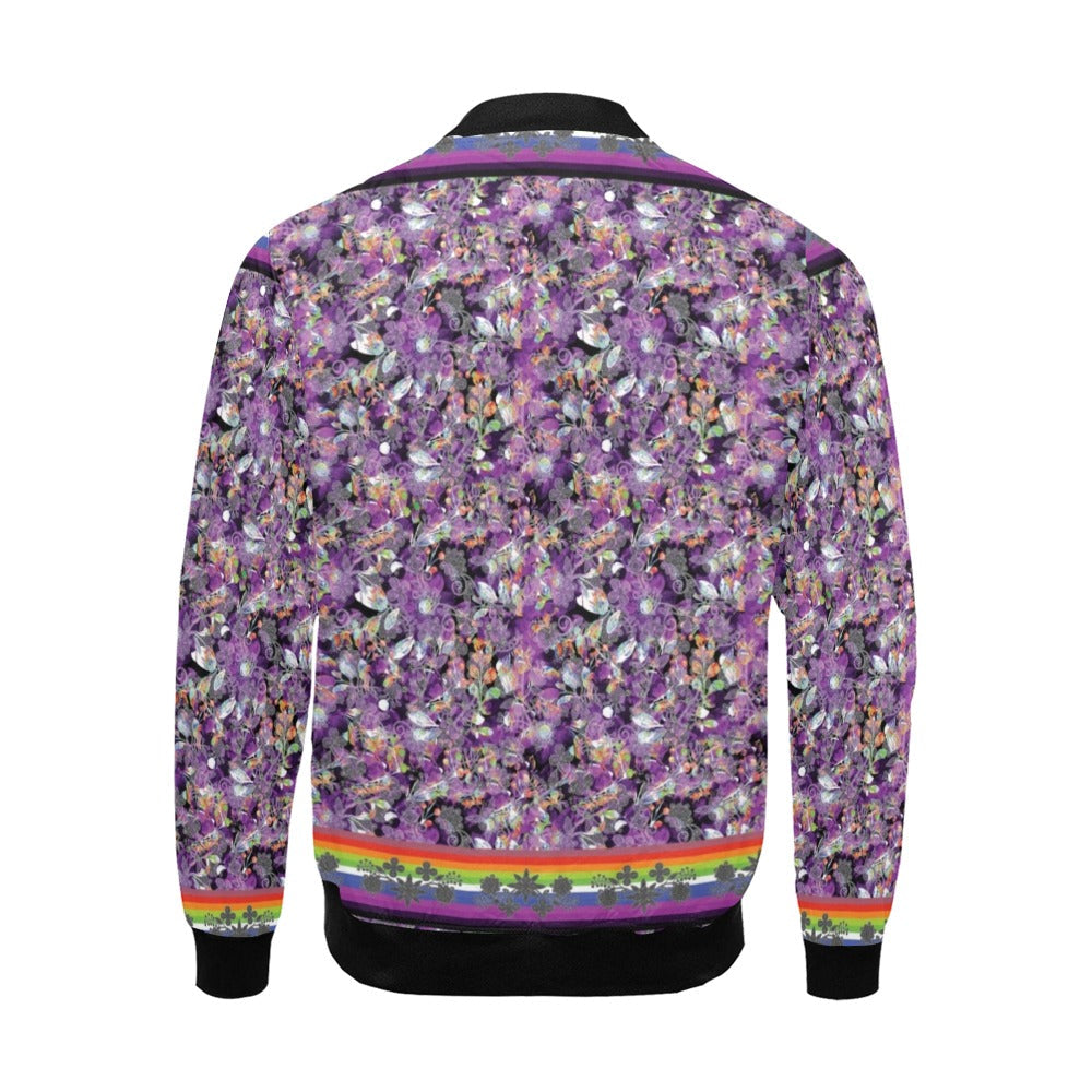 Culture in Nature Purple Bomber Jacket