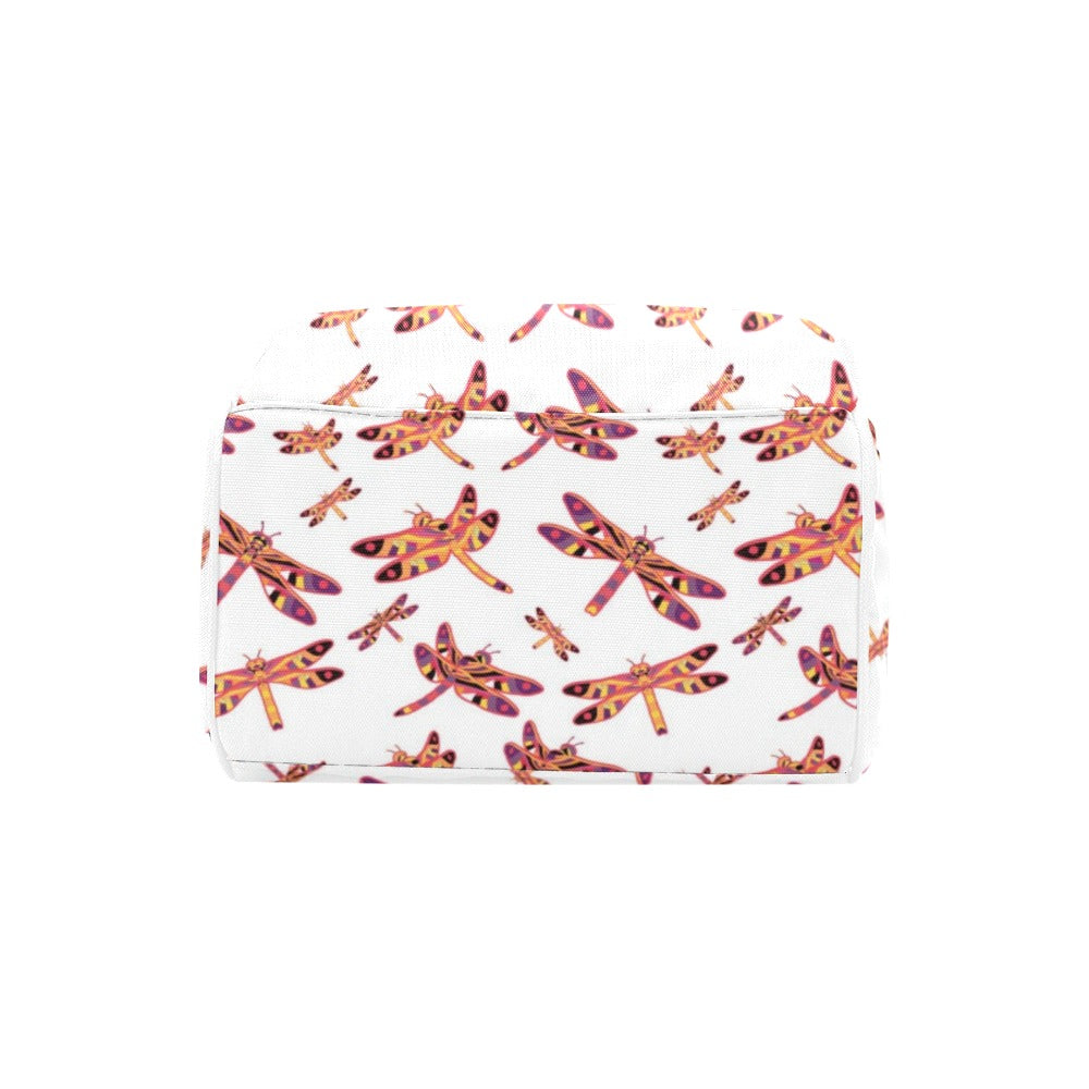 Gathering White Multi-Function Diaper Backpack/Diaper Bag