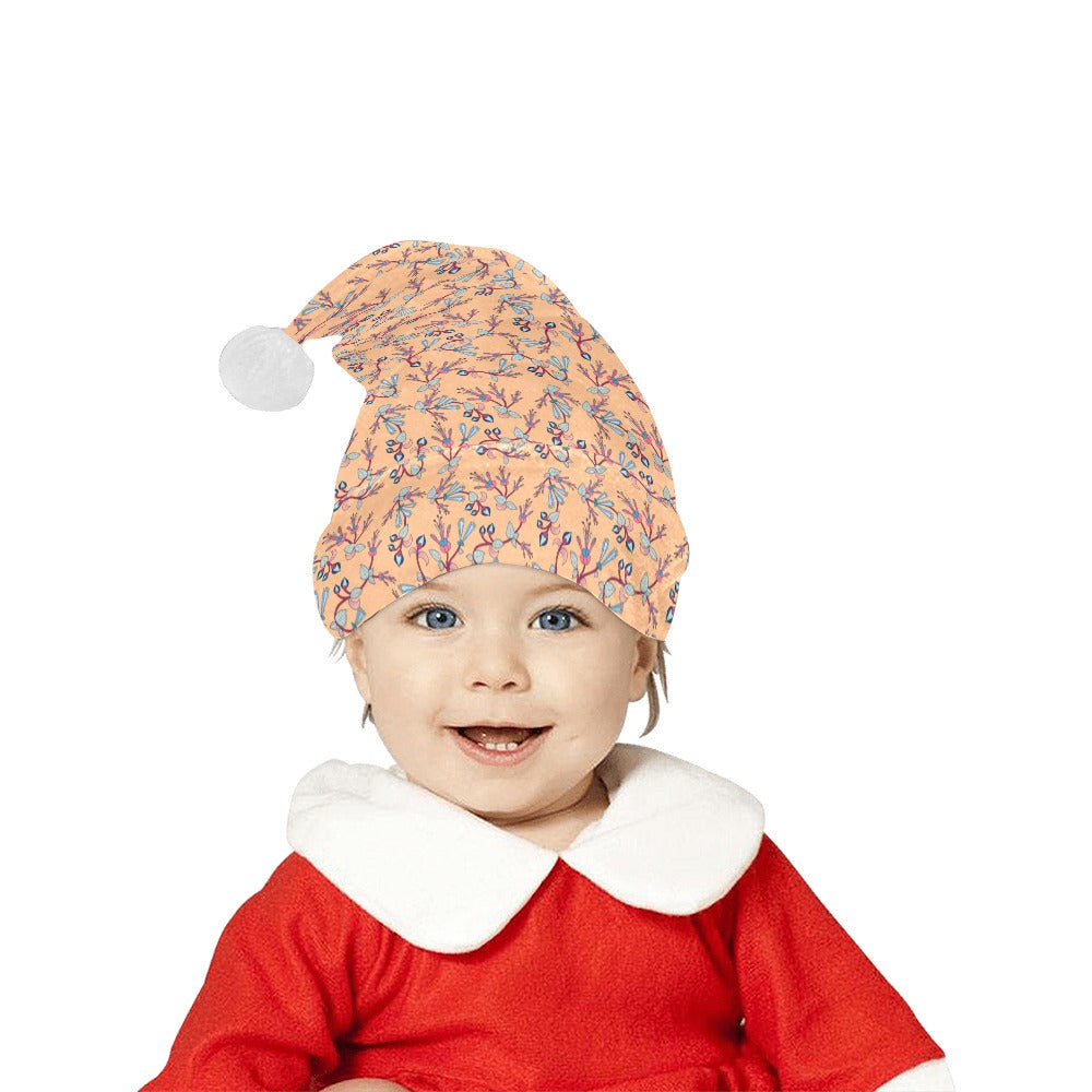 Swift Floral Peach Santa Hat by 49 Dzine