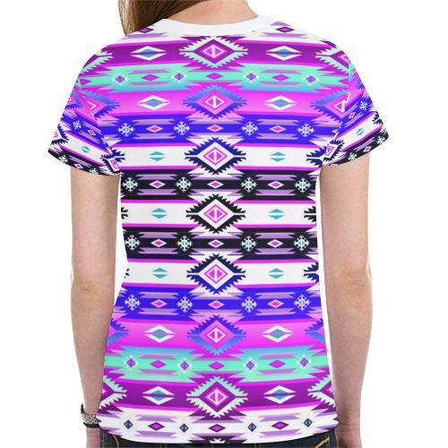 Adobe Dance New All Over Print T-shirt for Women (Model T45) New All Over Print T-shirt for Women (T45) e-joyer