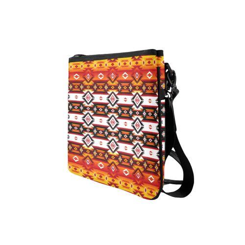 Adobe Fire Slim Clutch Bag (Model 1668) Slim Clutch Bags (1668) e-joyer