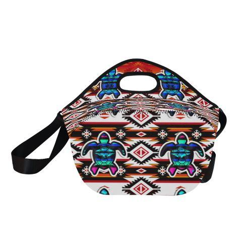 Adobe Fire Turtle Neoprene Lunch Bag/Large (Model 1669) Neoprene Lunch Bag/Large (1669) e-joyer