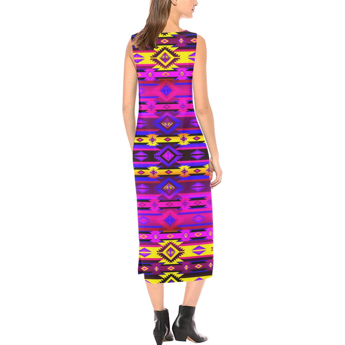 Adobe Hunt Phaedra Sleeveless Open Fork Long Dress (Model D08) Phaedra Sleeveless Open Fork Long Dress (D08) e-joyer