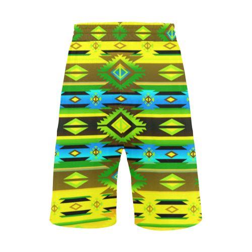 Adobe Midnight Men's All Over Print Casual Shorts (Model L23) Men's Casual Shorts (L23) e-joyer