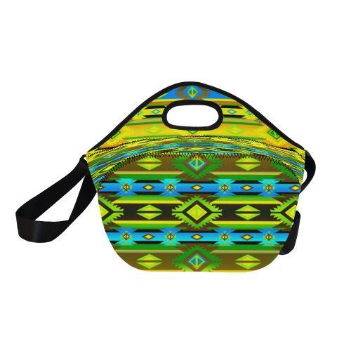 Adobe Midnight Neoprene Lunch Bag/Large (Model 1669) Neoprene Lunch Bag/Large (1669) e-joyer